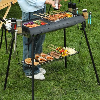 图片 全套不锈钢烧烤用具