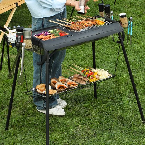 图片 全套不锈钢烧烤用具