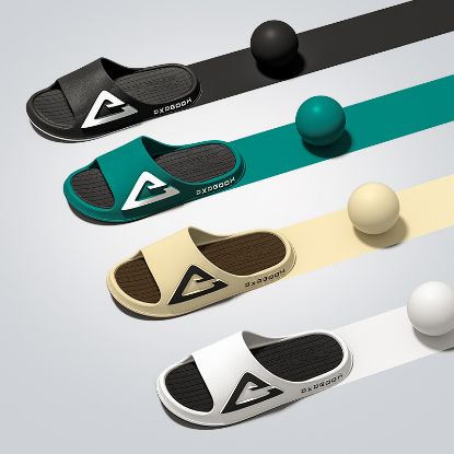 图片 夏季户外穿运动踩屎感防滑防臭凉拖 鞋情侣