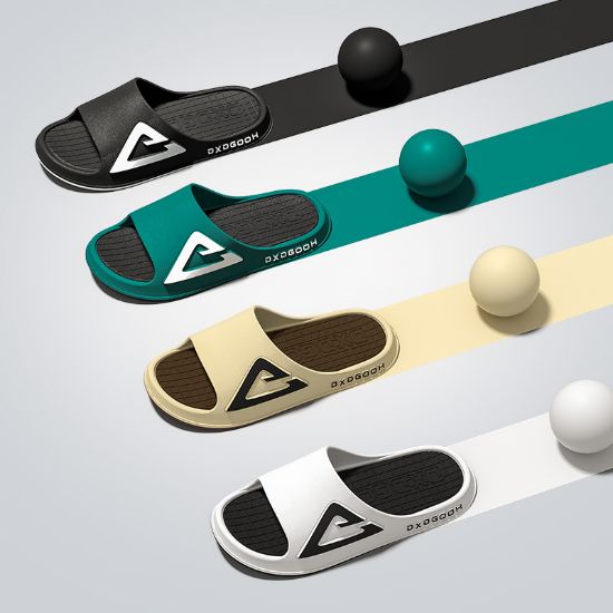 图片 夏季户外穿运动踩屎感防滑防臭凉拖 鞋情侣